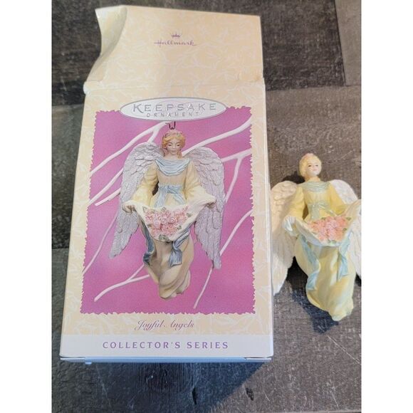 Hallmark joyful Angels 1997 ornament Xmas decor - Picture 1 of 5